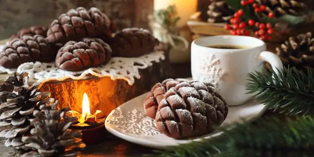 New Year's Pine Cone Cookies Recipe